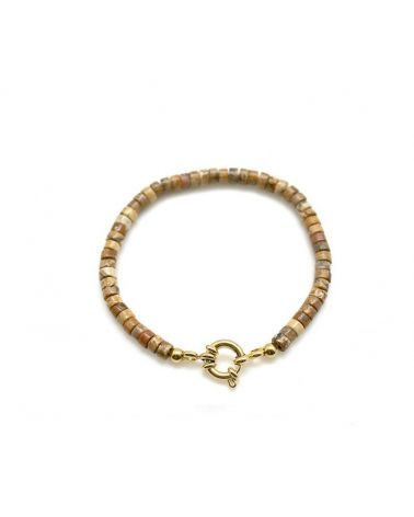 bracelet heishi jaspe