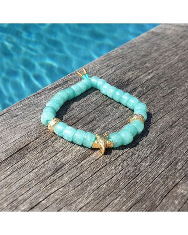 bracelet pierre amazonite