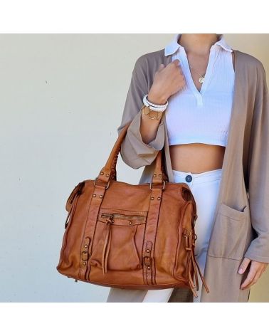 sac esprit vintage camel