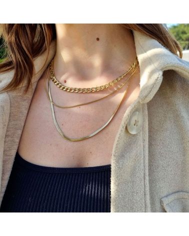 collier multirang chaines