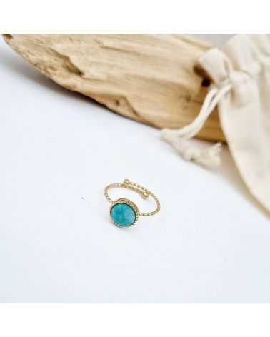 bague amazonite bohm