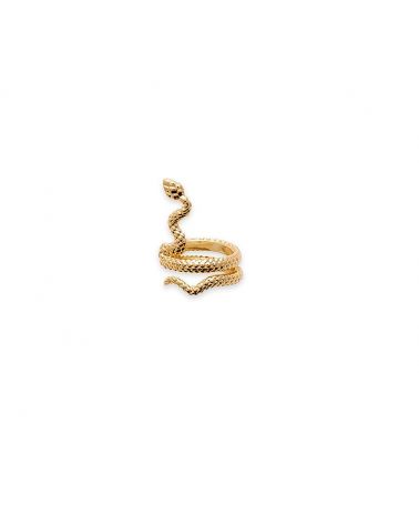 bague d'oreille or serpent