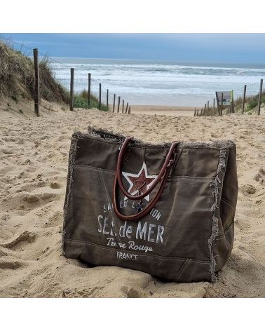 cabas plage xl taupe