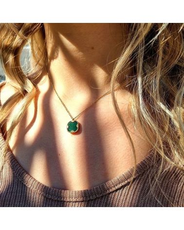 collier loyd agate verte