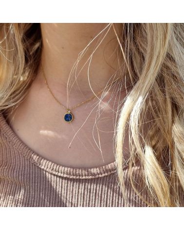 collier lapis lazuli