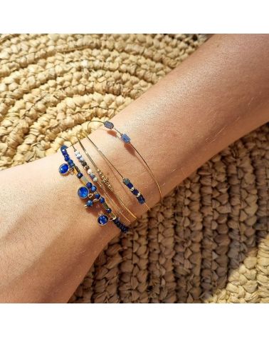 bracelet pierres lapis lazuli