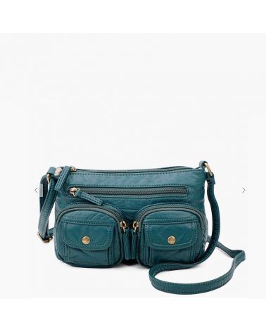 sac cuir vegan vert