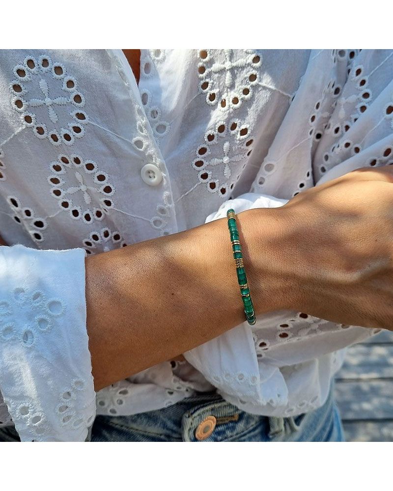 Bracelet Agate Verte BOHM Paris