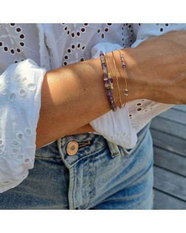 bracelet pierre amethyste