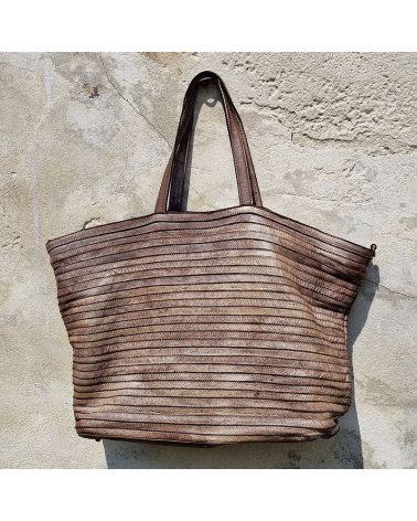 sac cuir vintage bronze