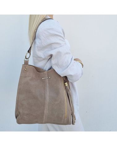 sac chevie cuir nubuck