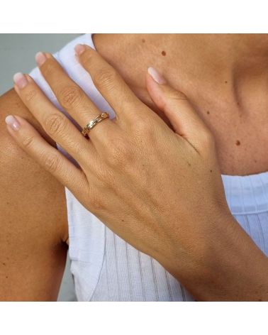 bague or maille chaine