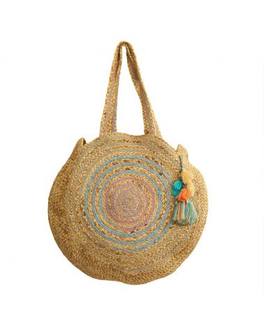 sac jute rond