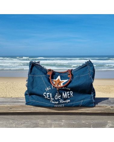 sac de plage sel de mer marine