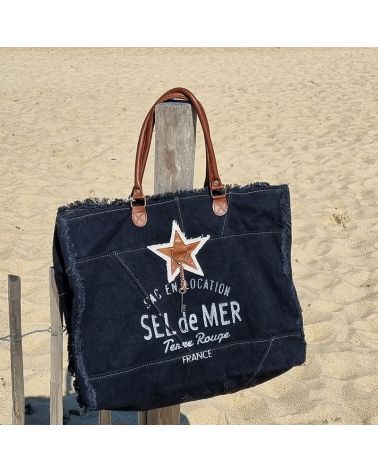 sac cabas de plage xl noir