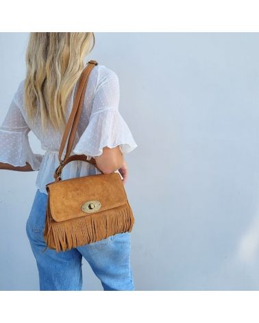 sac daim franges camel