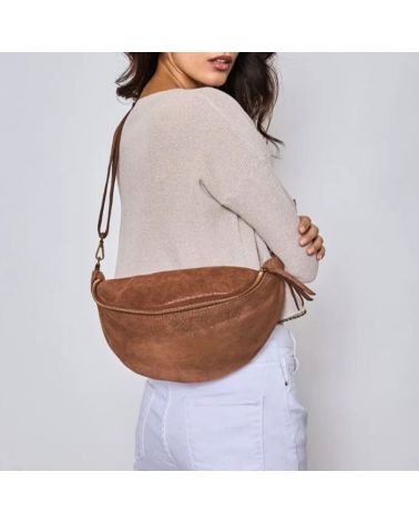 Sac à main en cuir femme tendance à bandoulière de marque