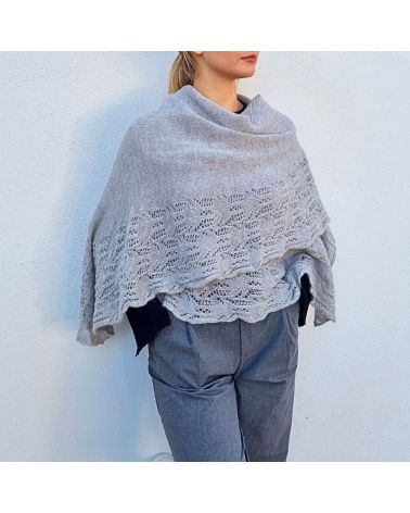 etole laine mohair gris perle