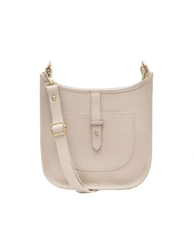 sac à bandoulière cuir beige