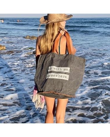 sac de plage toile recyclée