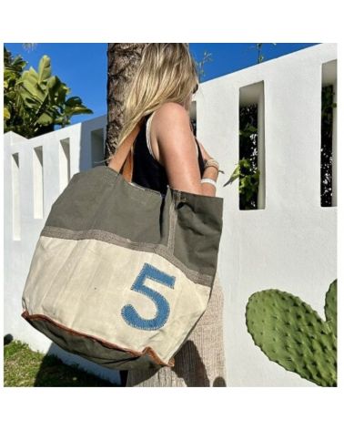 sac de plage vintage