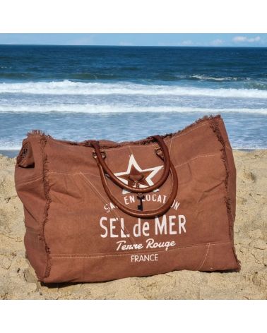 sac de plage XL marron pecan