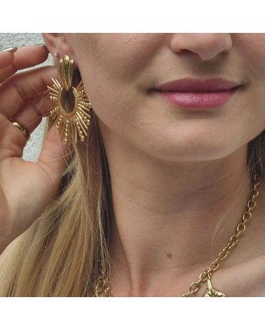 boucles d'oreilles solaires mile mila bijoux