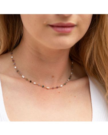 collier perles tourmaline bohm paris