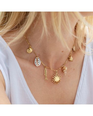 collier à breloques mer le bijou star de l'été collection Mile mila