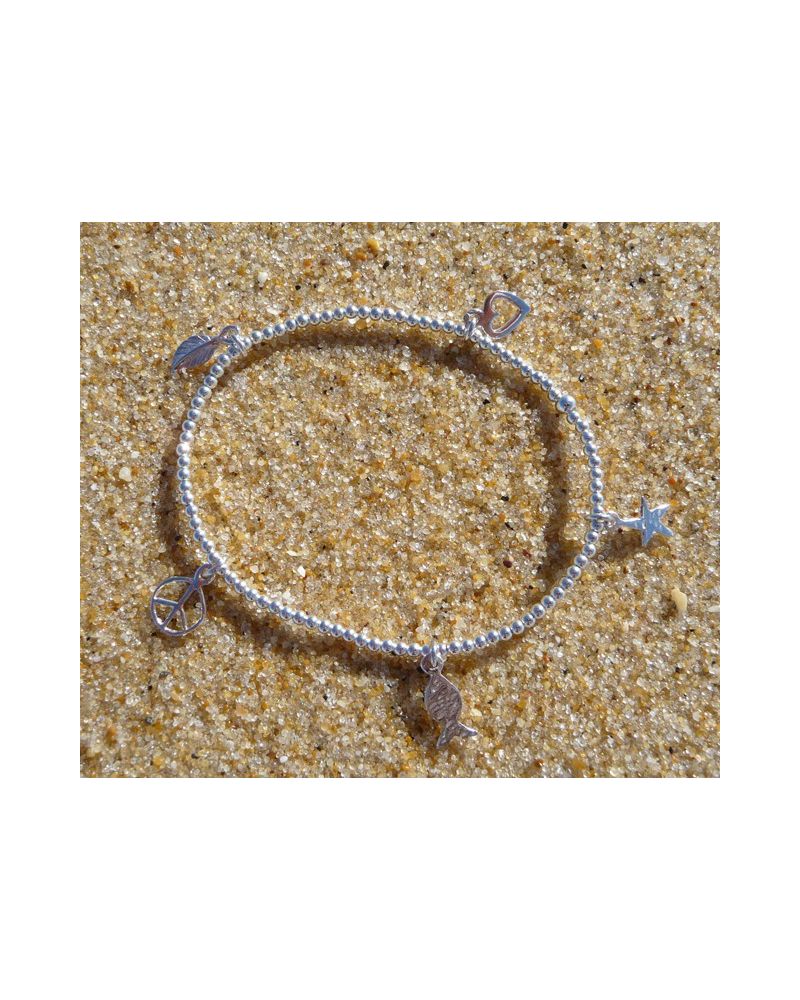 Bracelet Argent Breloques