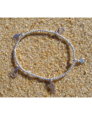 Bracelet Argent Breloques