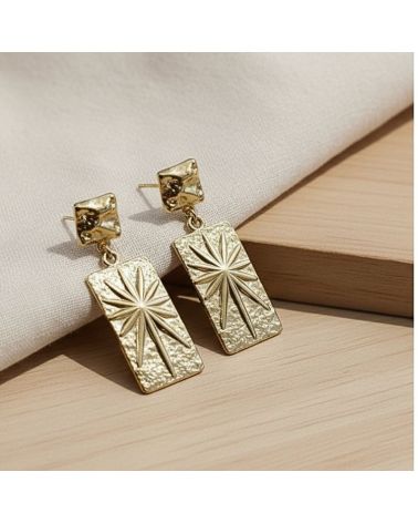 boucles d'oreilles pendantes motif constellation bijou mile mila