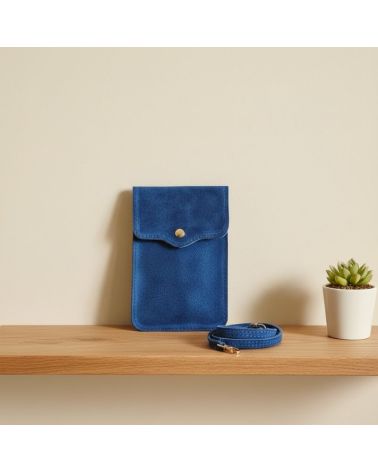 sac pochette pour téléphone daim couleur bleu jean sac pochette pour téléphone daim couleur bleu jean