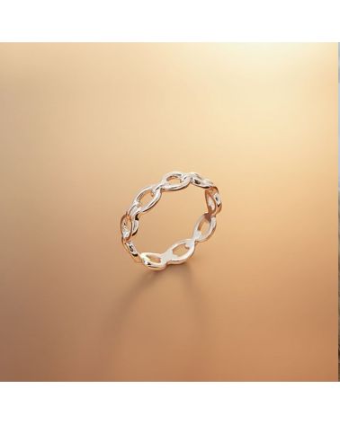 bague pour femme en argent 925 maille chaine