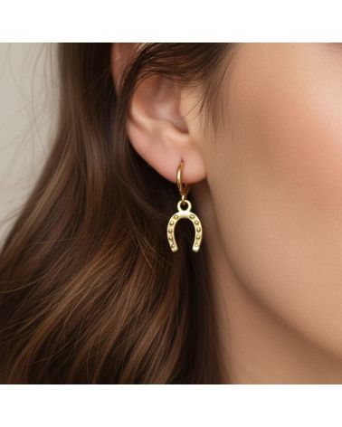 mini créoles fer à cheval mile mila