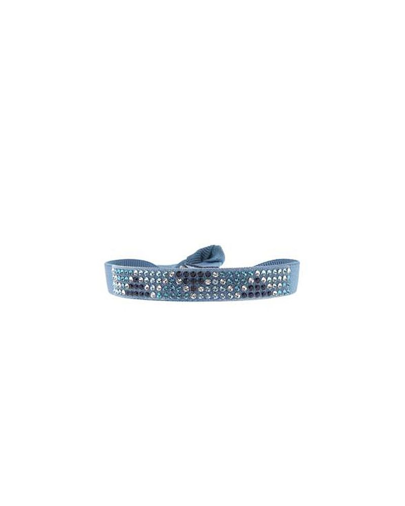 Bracelet mini triangle Bleu jean/Bleu