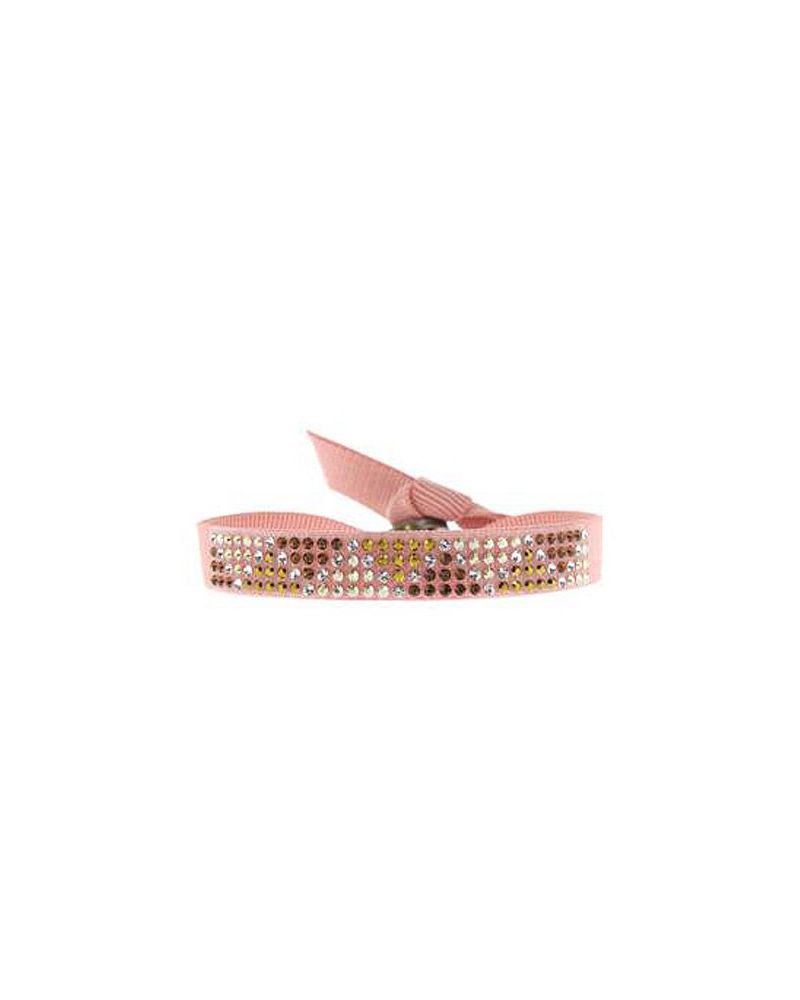 Bracelet mini triangle Rose poudré