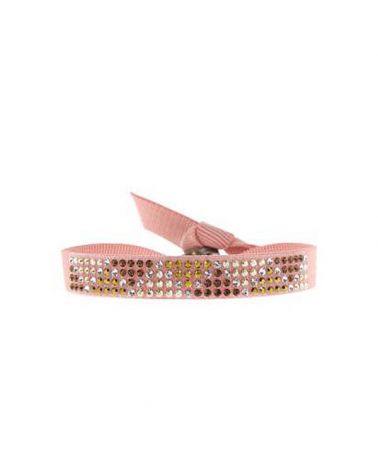 Bracelet mini triangle Rose poudré