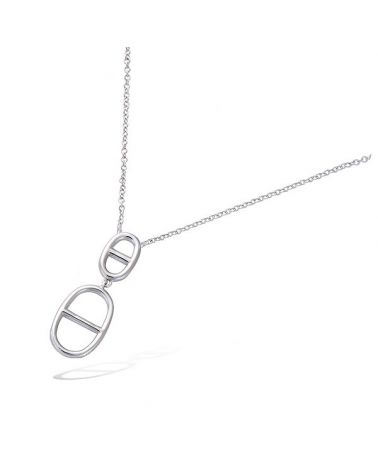 Collier argent 2 grains café en argent 925