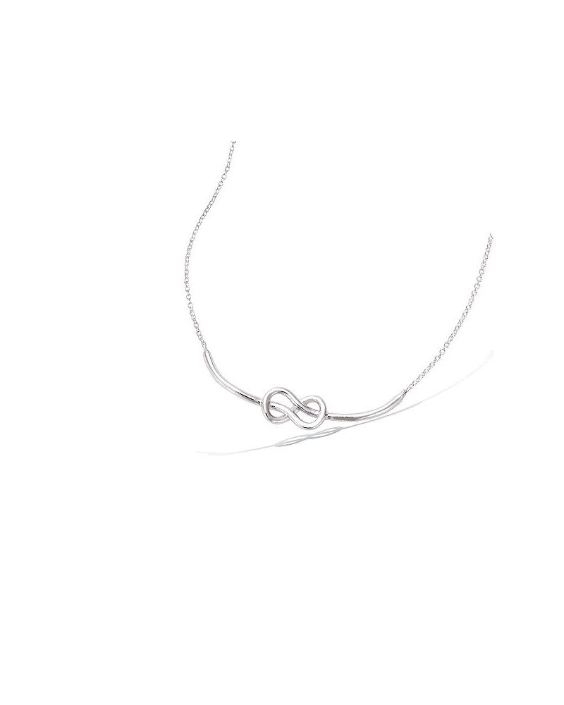 Collier argent noeud marin en argent 925