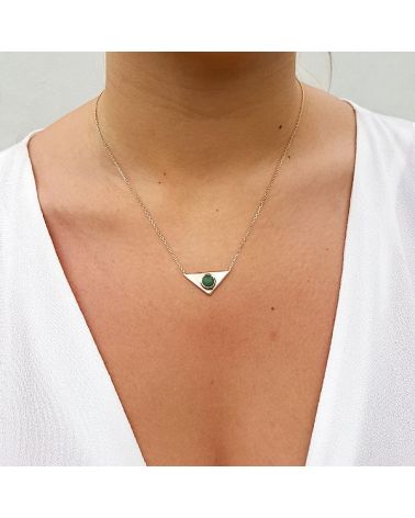 Collier pendentif aventurine