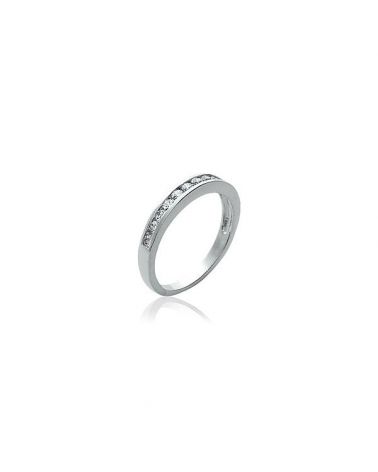 Bague argent 925 zirconium serti