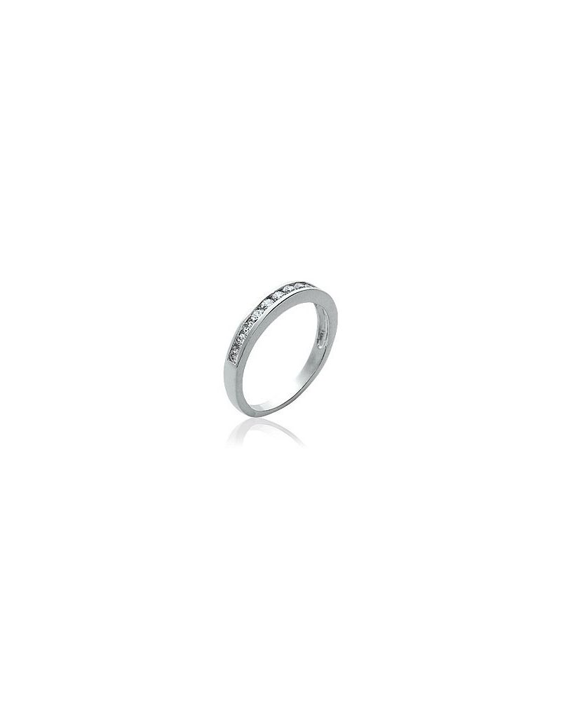 Bague argent 925 zirconium serti