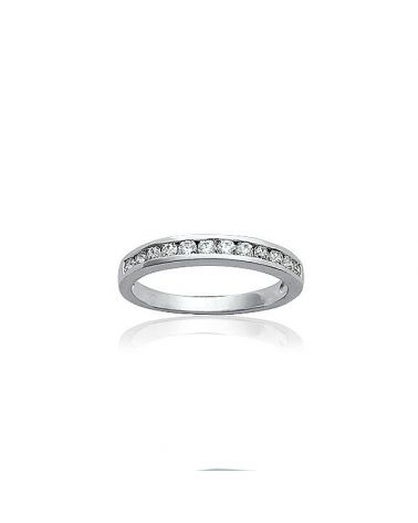 Bague argent 925 zirconium serti