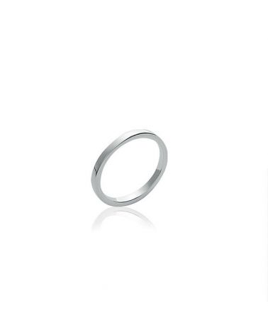 Bague anneau lisse argent 925