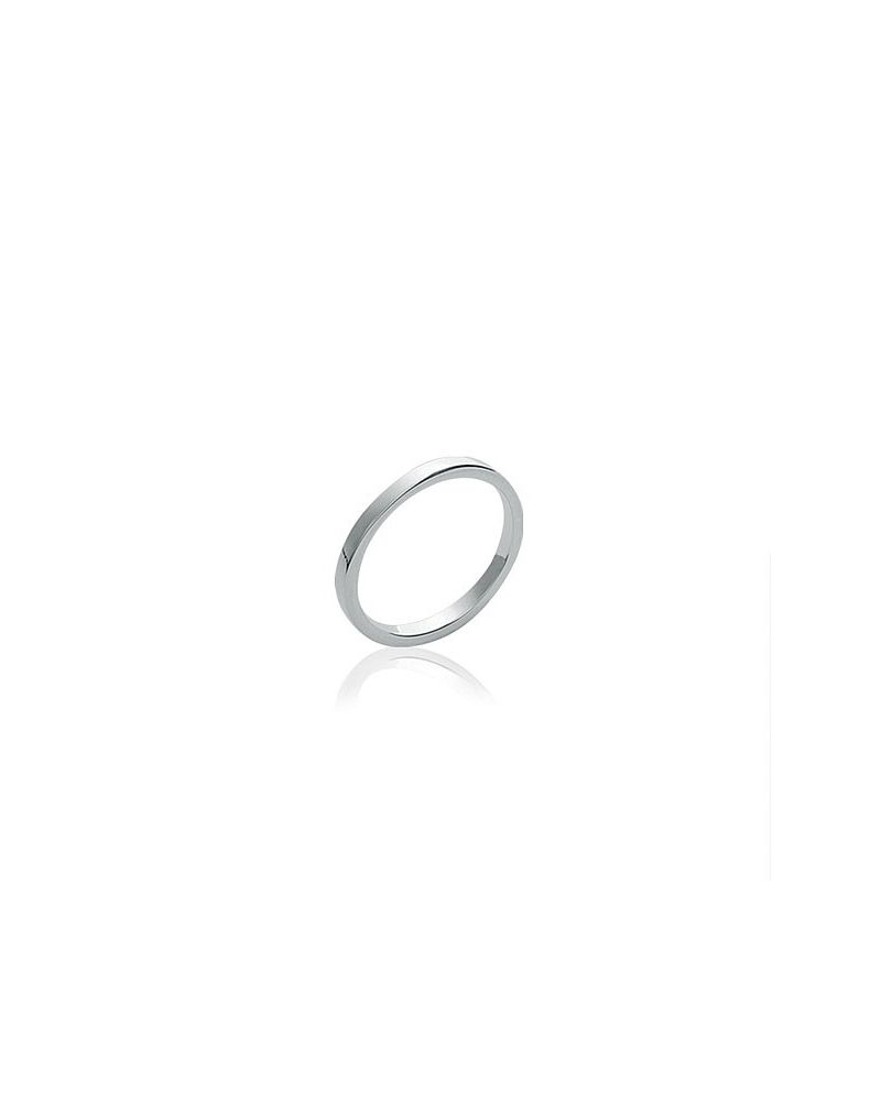 Bague anneau lisse argent 925