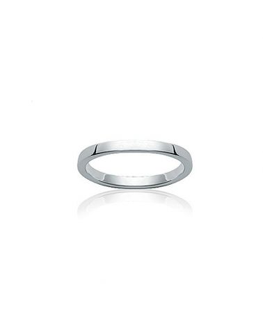 Bague anneau lisse argent 925