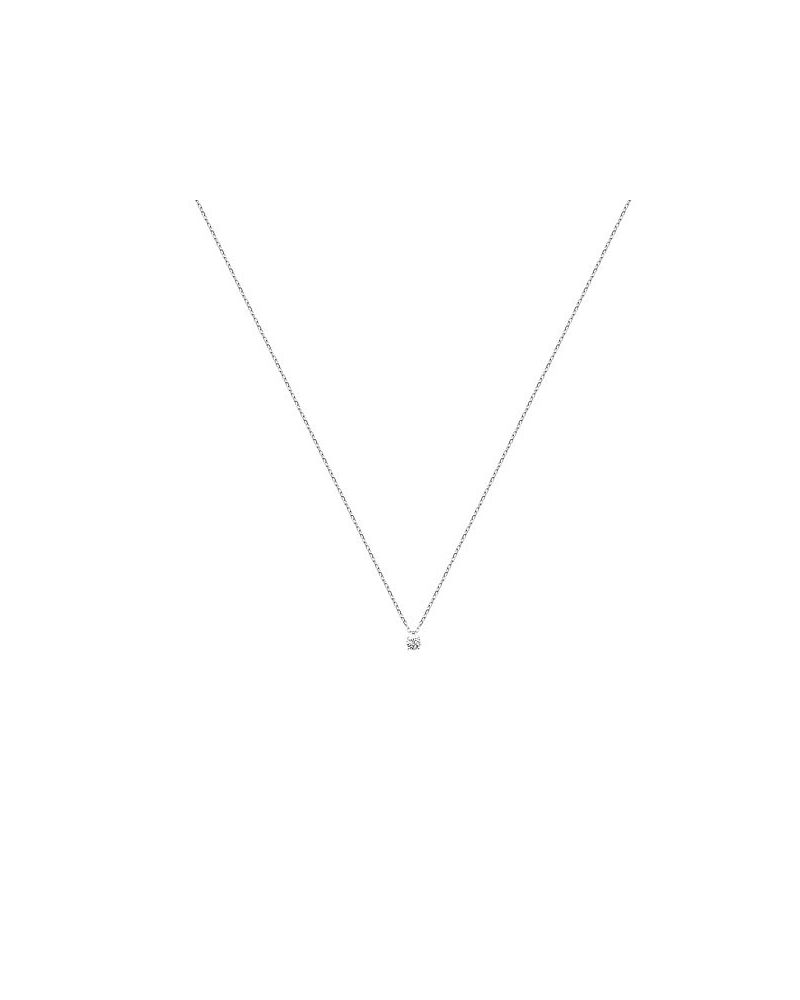 Collier argent 925 pendentif oxyde zirconium