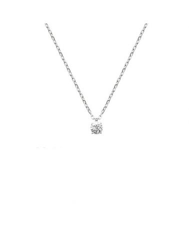 Collier argent 925 pendentif oxyde zirconium