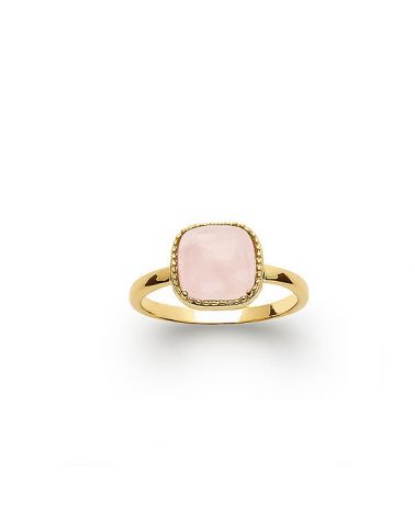 Bague Plaqué Or Rose avec breloque - Emanessence - Ocarat